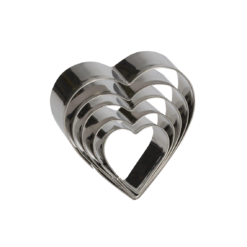 Patisse Udstikkersæt Hjerte 5 Stk.