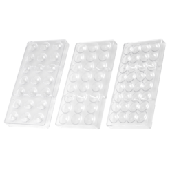 Patisse Chokoladeformsæt Diam/rund/æg 3 Stk.