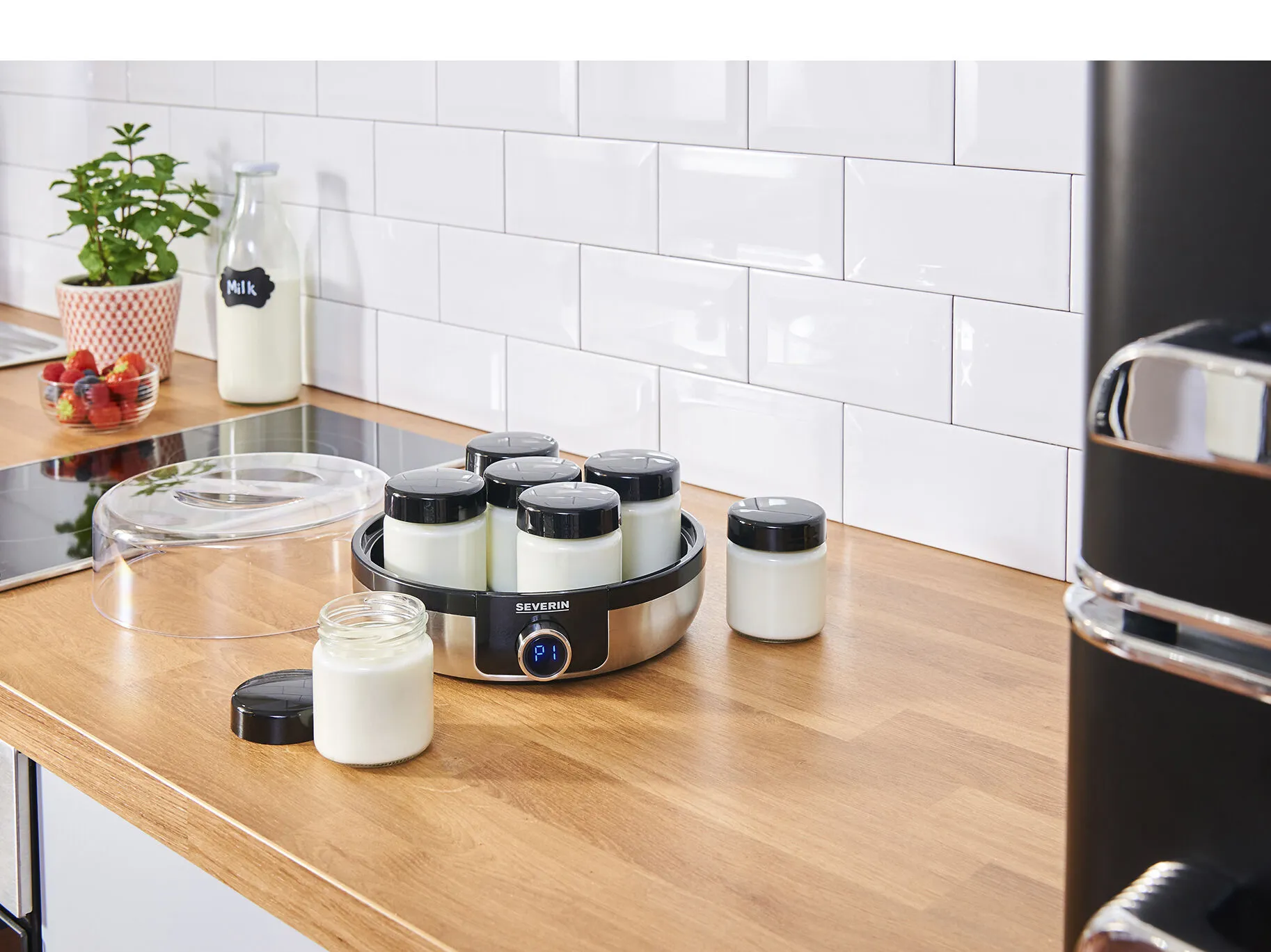 SEVERIN Digital Yoghurtmaskine 6 SEVERIN Digital Yoghurtmaskine - Billede 4