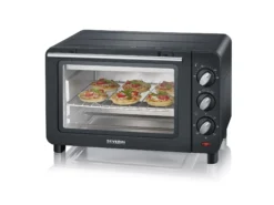 SEVERIN Miniovn 1200 Watt 10 SEVERIN Miniovn 1200 Watt -Køkkenmaskiner Butik 30758 funk 2 high
