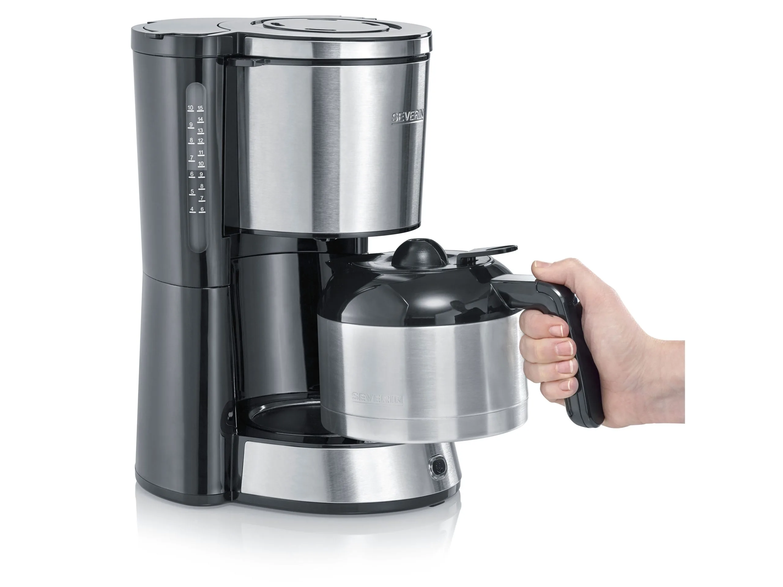 SEVERIN Kaffemaskine M. Termokande 1000 Watt 6 SEVERIN Kaffemaskine M. Termokande 1000 Watt - Billede 4